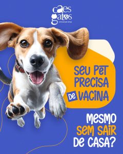 Seu pet precisa de vacina mesmo sem sair de casa?