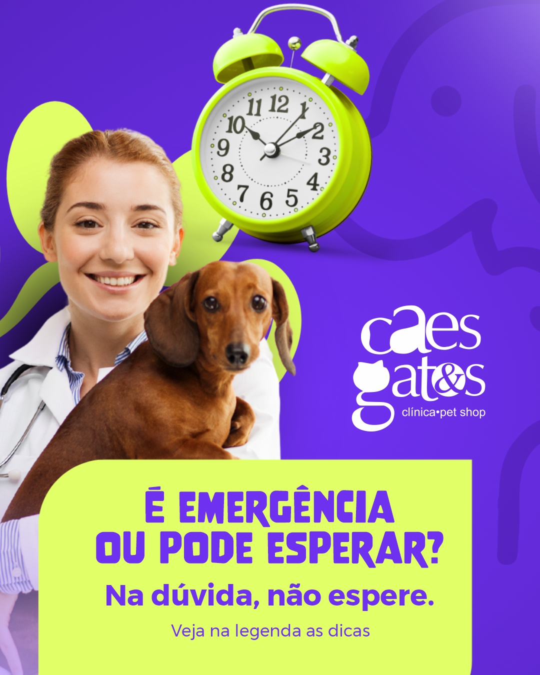 É emergência ou pode esperar? Na dúvida, não espere