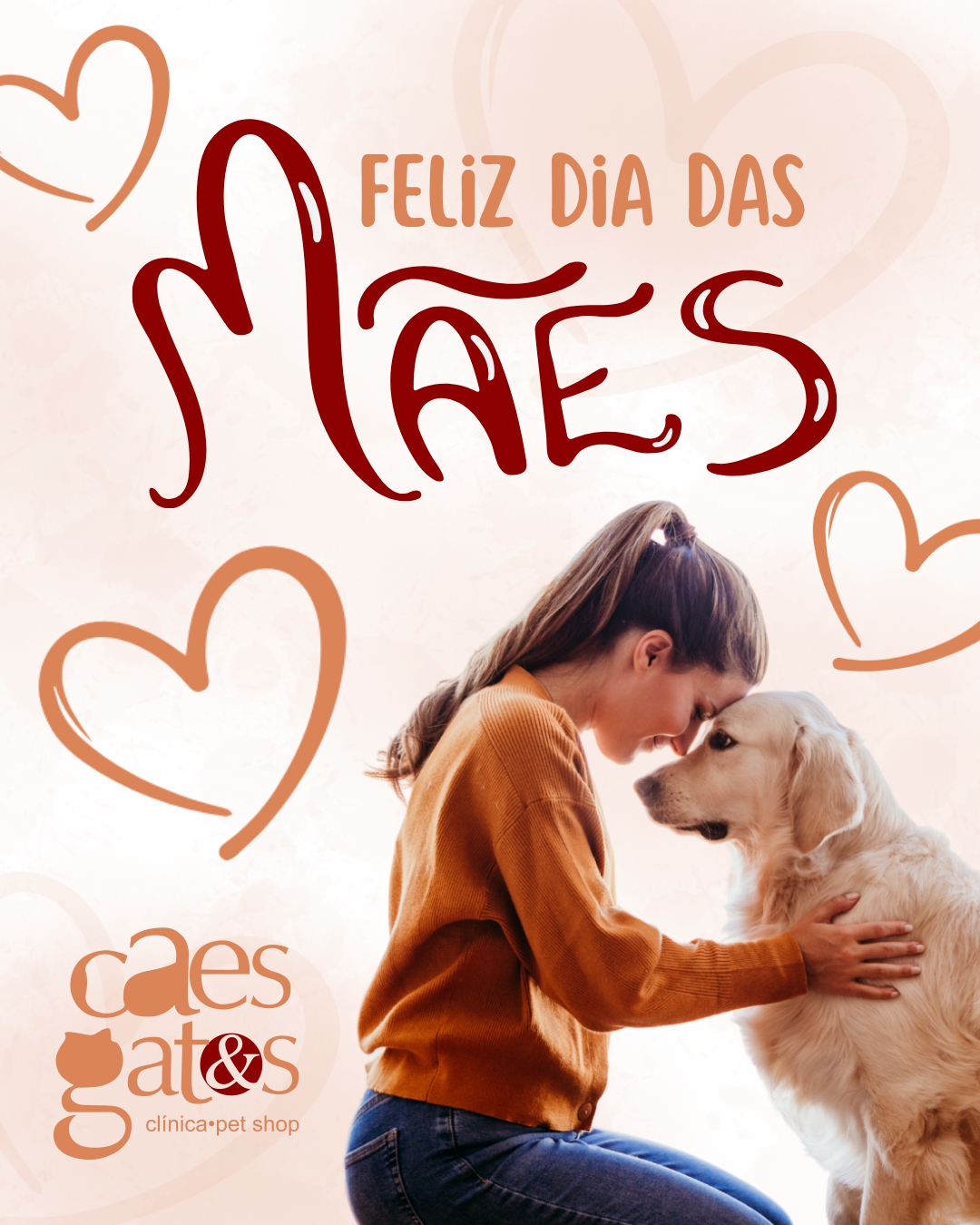 Feliz Dia das Mães | Cães e Gatos Veterinária
